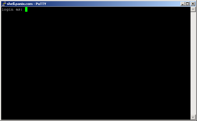 PuTTY graphical
reference= final screen